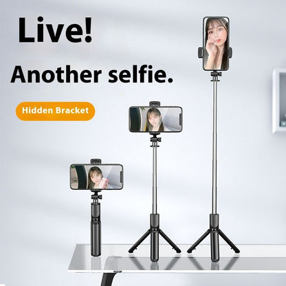 New tripod multifunctional three in one selfie pole outdoor wireless remote control photography