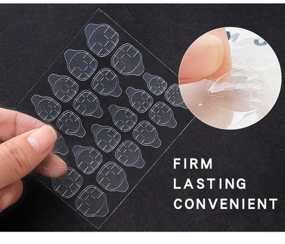 10 Sheets 240pcs Double Sided False Nail Art Adhesive Tape Glue Sticker DIY Tips Fake Nail Acrylic Manicure Gel Makeup Tool