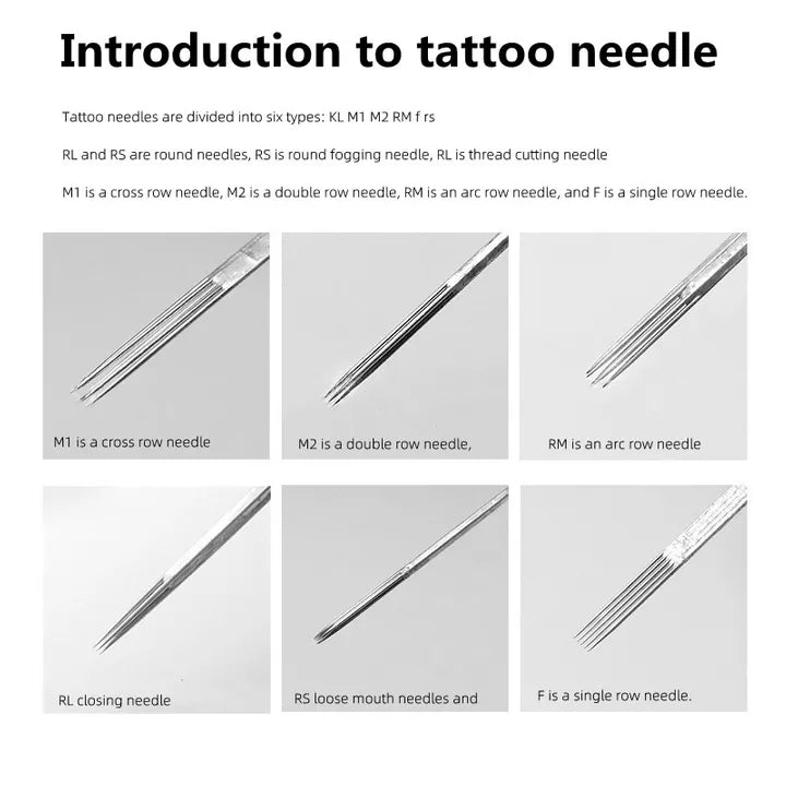 50pcs Tattoo Needle Mixed Set Tattoo Equipment Tattoo Needle Combination set Mixed Tattoo Needle Set50pcs Tattoo Needle Mixed Set Tattoo Equipment