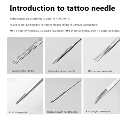 50pcs Tattoo Needle Mixed Set Tattoo Equipment Tattoo Needle Combination set Mixed Tattoo Needle Set50pcs Tattoo Needle Mixed Set Tattoo Equipment