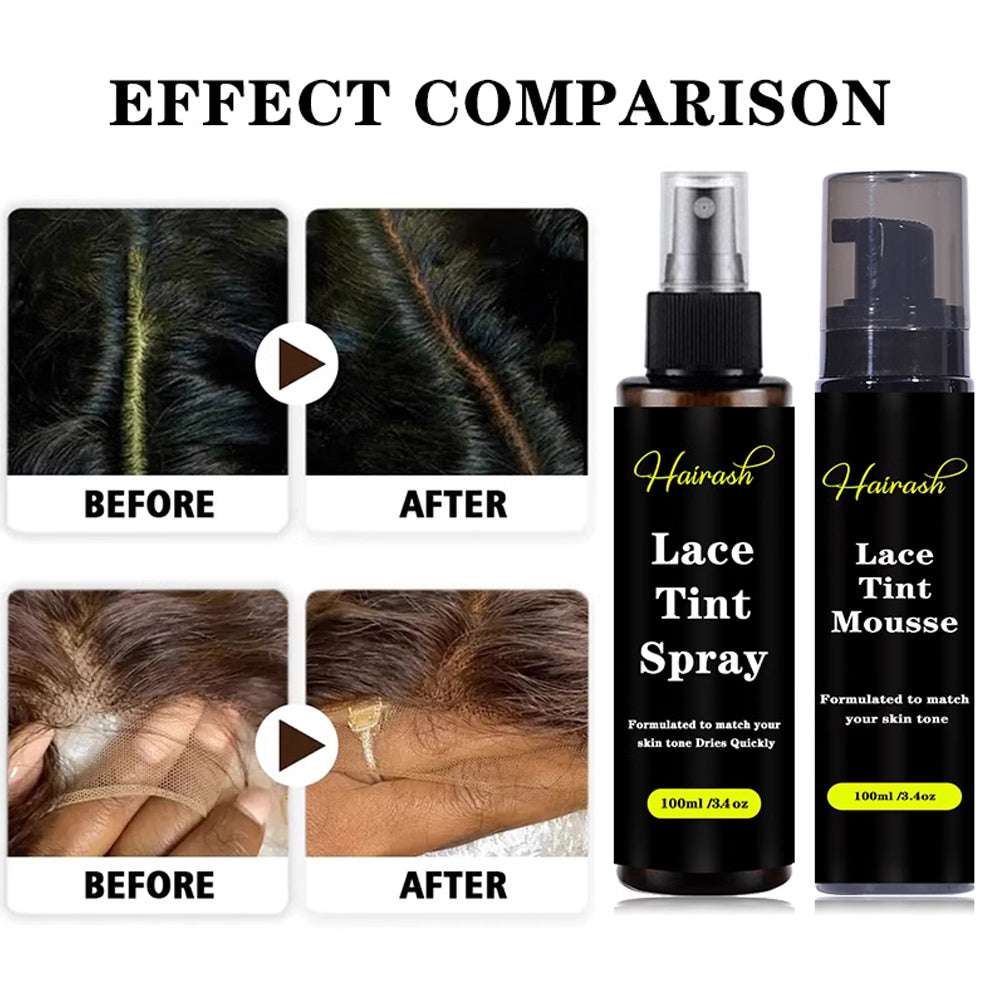 4pcs Lace Wig Care Kit: Natural-Tone Wig Spray for Skin-Tone Matching, Wig Glue, Wig Comb - Perfect Wig Styling Essentials Lace Wig Maintenance Tools