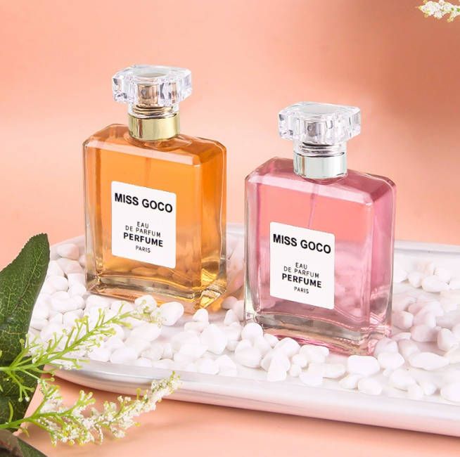 3pc 50ml Women Men Fragrances Long Lasting Perfume Deodorant Mademoiselle Fruity Floral Scent Parfum Spray Perfume Fast delivery within 1-5 days