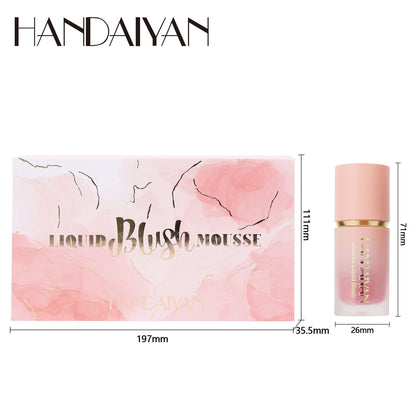 5-color jelly blush makeup rouge cream gloss blush stick dual-purpose fashion temperament brightening modification blush
