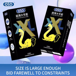 OLO large ultra-thin genuine condom, men's special large penis condom, 56mm, naked inserted into the penis condom