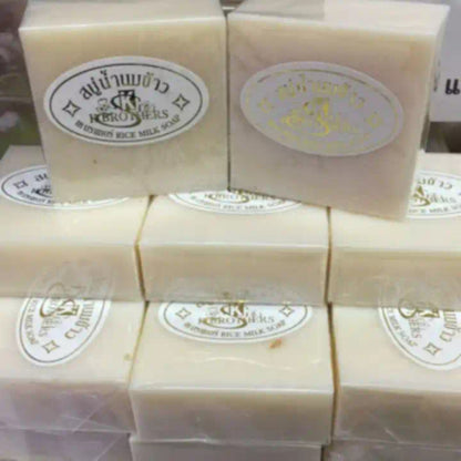 K. Brothers Rice Milk Soap Thailand Original Rice Extract K Brothers Soft Smooth Acne Radiant Skin Soap