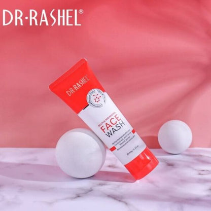 Dr. Rashel Salicylic Acid Renewal Face Wash Gently cleanses and exfoliates Controls oil Anti-acne Shrinks pores Refreshes and calms facial skin