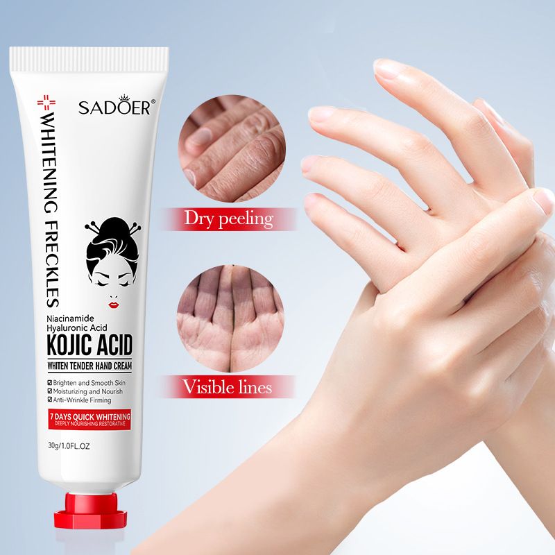 Fade Dullness Hand Cream Anti-wrinkle Remove Cracked Lotion Body Fast Lighten Black Skin Brighten Smooth Nourish Moisturizer 30g
