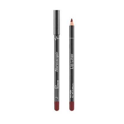 12 Colors Lip Liner Pencil Nude Matte Lipliner Moisturizing Waterproof Long Lasting Lipstick Liner
