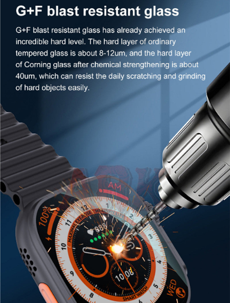 RichRipple Smart Watch T500 Ultra Men Women Series 8 Bluetooth Call Blood Oxygen Monitor Life Waterproof NFC Smartwatch For Apple IOS