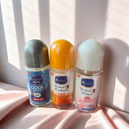 OFFER!!! Uazan Pearl & Beauty AntiPerspirant Rollon, 48h - 50ml-The precious pearl extract formula leaves you R underarms feeling soft & beautiful & provides a delicate fragrance for women.