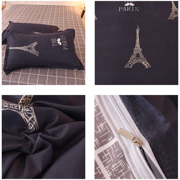 New Arrivals 4in1 Bedding sets & accessories duvet cover （1 quilt cover +1 bed sheet +2 Pillowcase ）without duvet and pillow insert