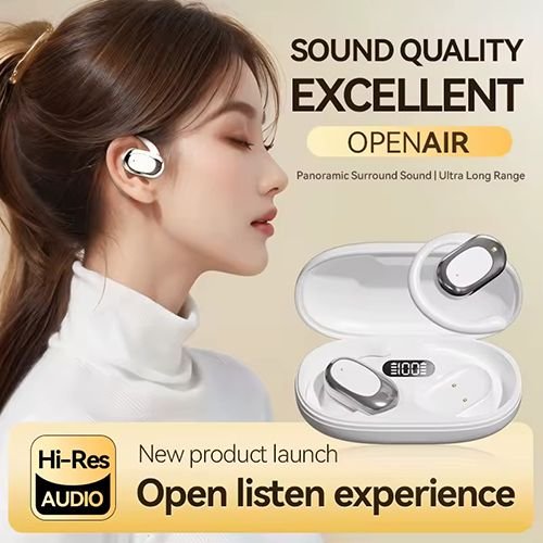 Bluetooth Earphones TWS Wireless Earpods Waterproof Sport Earbuds with Microphone Music Bluetooth 5.4 Dual Stereo Noise Reduction Bass Touch Control Long Standby Headset Earphone