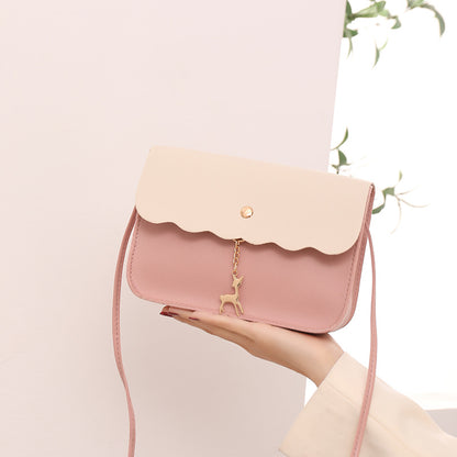 Fashion Lady Simple Shoulder cute deer Bag Classic Handbag PU Leather Handbags Sling Bags Crossbody Bags FOR Ladies Gift