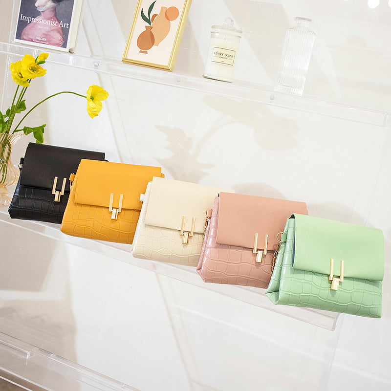 Fashion Lady Simple Shoulder Bag Classic Handbag PU Leather Handbags Sling Bags Crossbody Bags FOR Ladies Gift