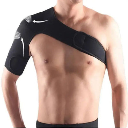 Shoulder Brace with Pressure Pad, Suitable for Both Men and Women, Adjustable Shoulder Brace for Left and Right Shoulder Protect