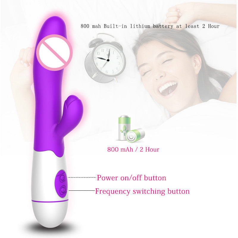 Women's Upgraded Vibrator Powerful G Spot Silicone Vaginal Vibrator Dildo Sex Toy
