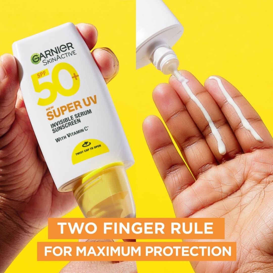 【Discounted】Garnier Super UV Invisible Serum Sunscreen SPF 50 30ML