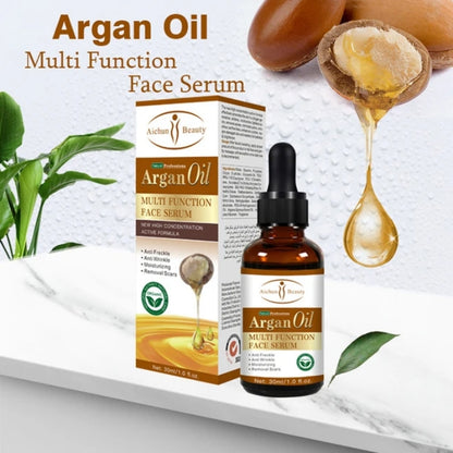 Argan Oil Multi Function Face Serum - Anti Wrinkle Anti Freckle Moisturizing Removal Scars - Aichun Beauty