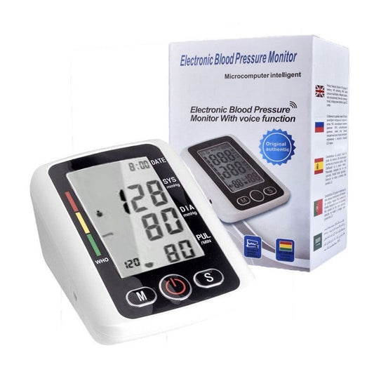 Blood Pressure Monitor Upper Arm Automatic Tonometer LCD Digital