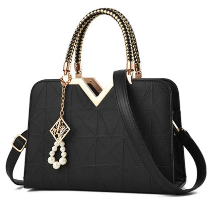 Fashion Women Handbag Classic Retro Shoulder Bag Commuting Crossbody Bag Designer Tote Bag Shoulder Messenger Office Work PU Leather Female Bag Ladies Luxury Handbag Fashion Elegant Shoulder Bag Girls