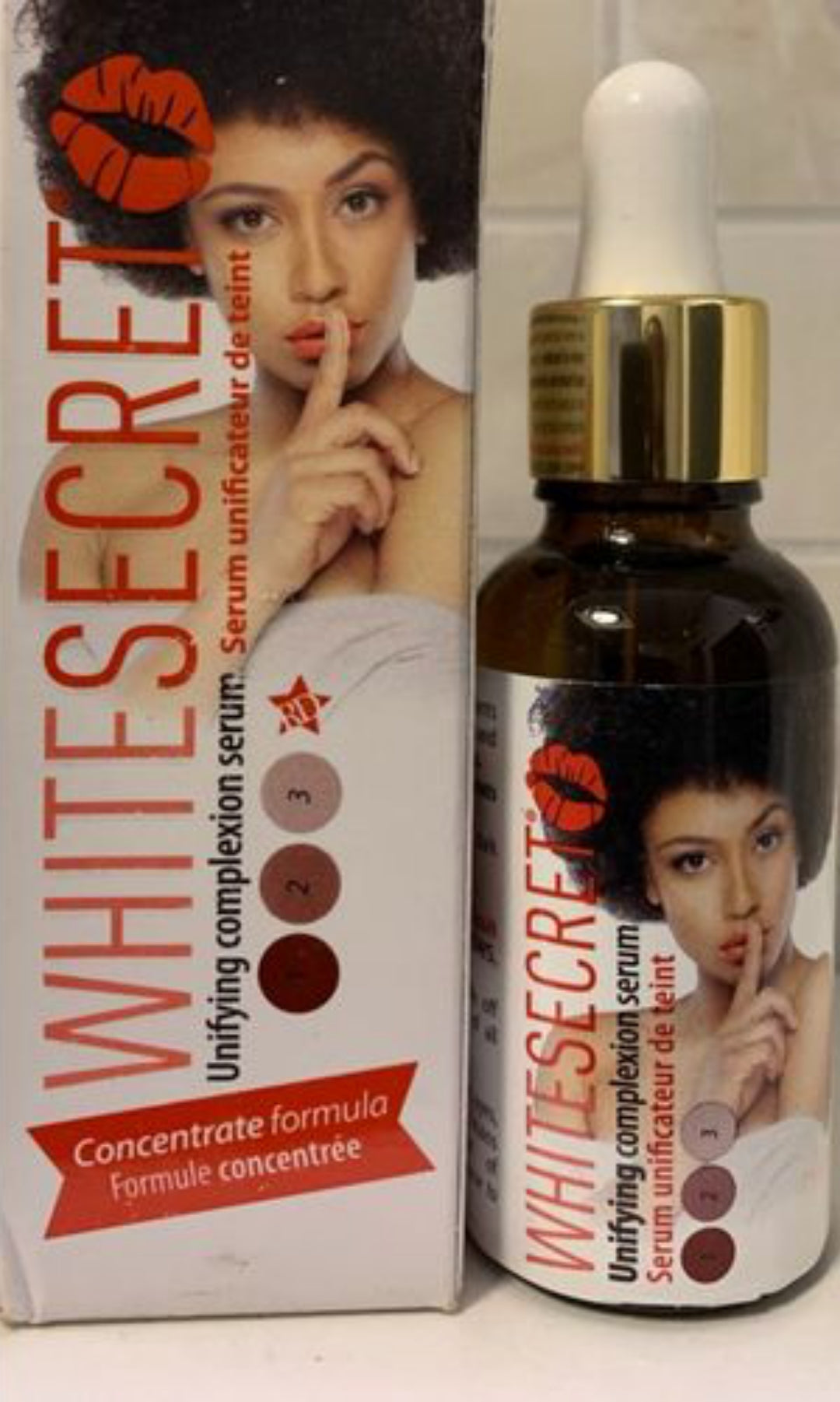 White Secret Concentrate Formula Lightening Unifying Complexion Vitamin E Serum