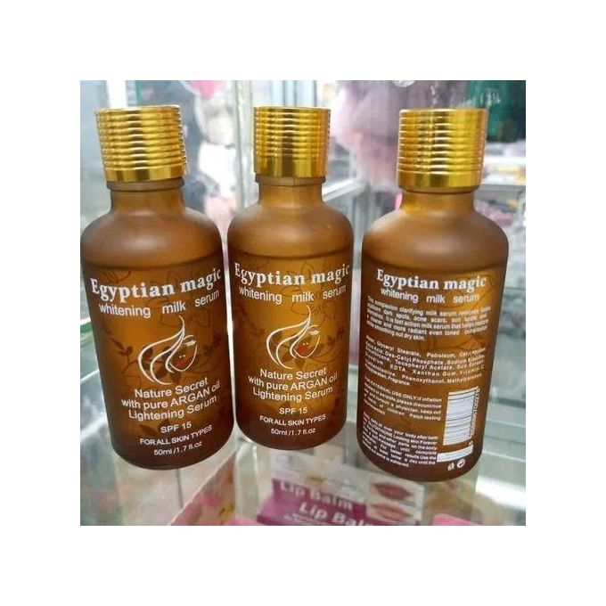 Whitening&Lightening Milk Serum-Nature Secret Pure Argan Oil