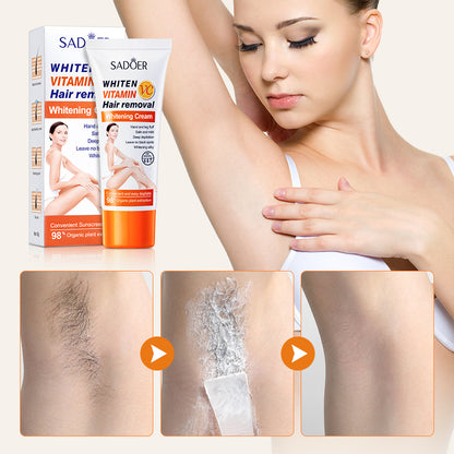 VC Hair Removal Cream Fast Painless Body Care Women Men Quick Hair Removal cream Armpit Legs Underarms 60g