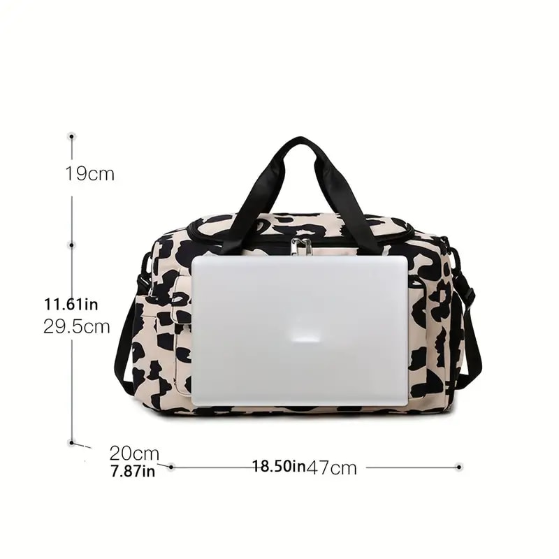 Womens Stylish Waterproof Fitness Travel Bag - Rugged Design for Outdoor Adventures, Ultra-Lightweight & Multi-Purpose and Easy to Carry