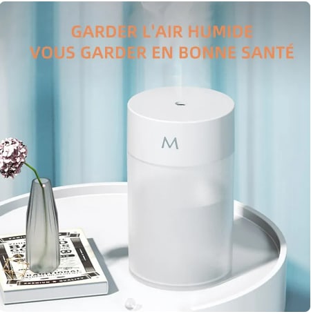 260ML Air Humidifier Ultrasonic Mini Aromatherapy Diffuser Portable Sprayer USB Essential Oil Atomizer LED Lamp for Home Car