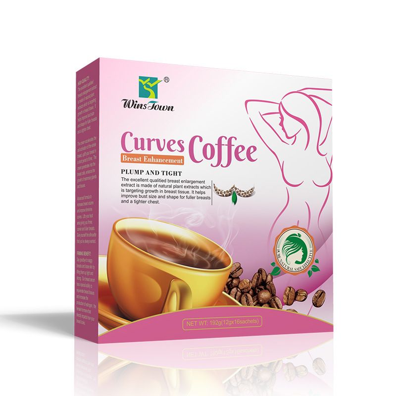 Wins Town CURVES Coffee, Breast & Butt Enhancement Coffee. Grows The Breast, Makes You Curvy, Improve Butt Size & Shape & Makes Breast Firm, Fuller & Tight.