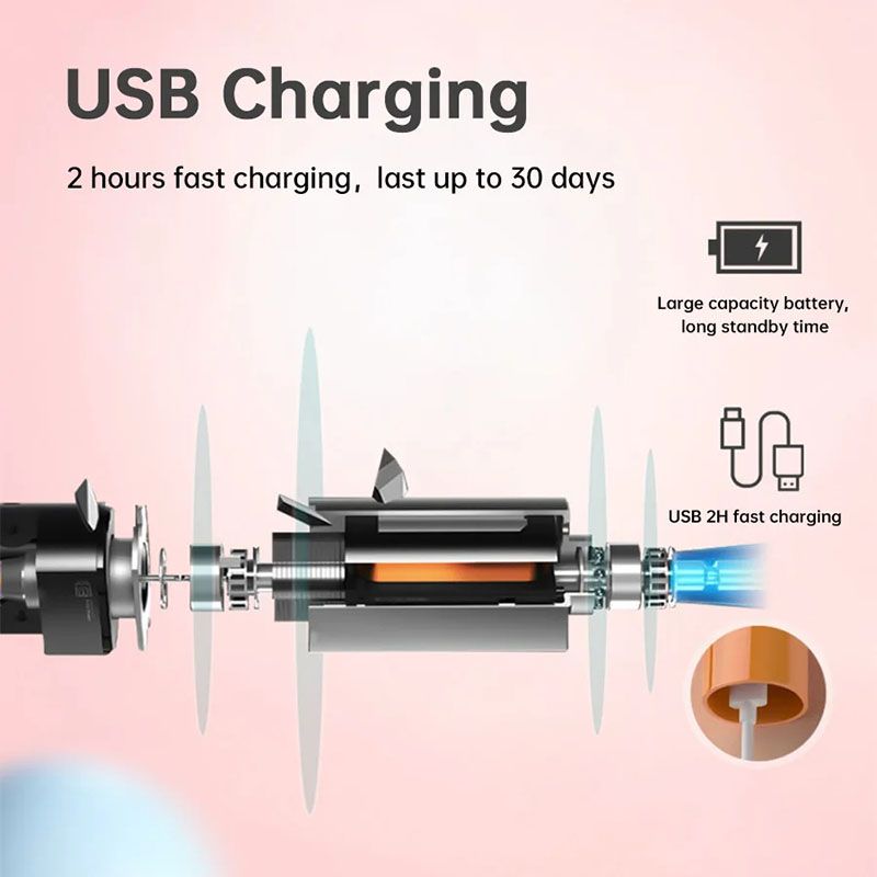 Oral Cleaning Powered Toothbrushes, Super Sonic Electric Toothbrushes With 3 Brush Heads Smart Timer Whitening IPX7 Smart Wireless Rechargeable Automatic Ultrasonic Electric Toothbrush Health care