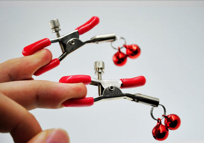 HW Adjustable Nipple Clamp and Clip Entertainment Bell Comfortable to wear,Sex toys SM Massage Tools adult women