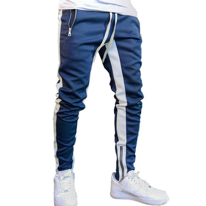 Mens Casual Pants Fitness Men Sportswear Tracksuit Bottoms Skinny Sweatpants Trousers Fashion long casual pants Men's Clothing Bottoms Pants Jeans