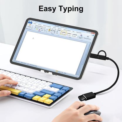 PAFEL 2 in 1 OTG USB Adapter micro usb &Type C to USB 3.0 Adapter USB Cable For Macbook pro Samsung Huawei Xiaomi USB Data Cable OTG 2 in 1 Black