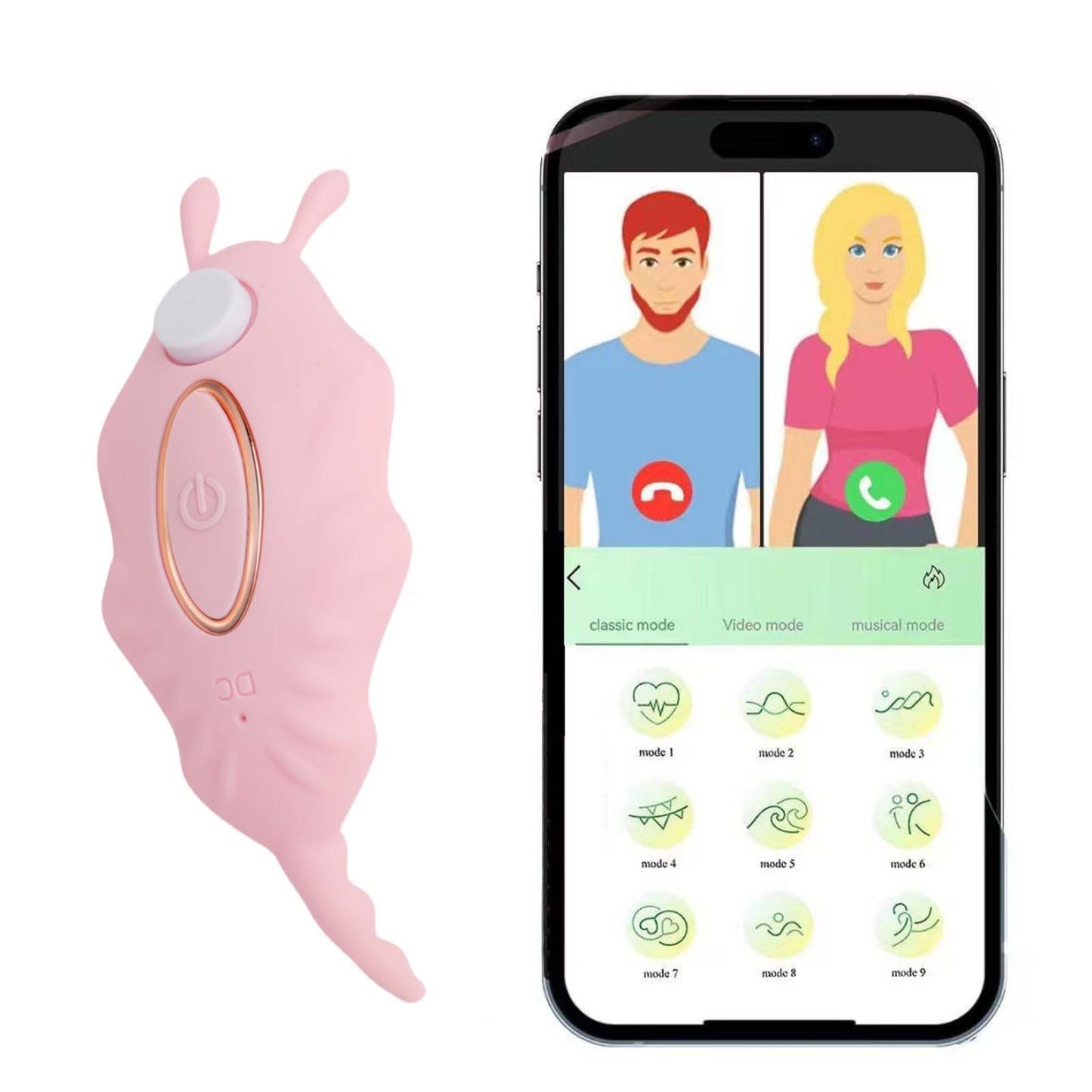 APP Remote Control Vibrator Wearable Wireless Clitoris Stimulator Smart Long Distance Vibrating Panties with Magnetic Clip Mini Bullet Clit Nipples Teaser Silicone Adult Sex Toy for Women Couples