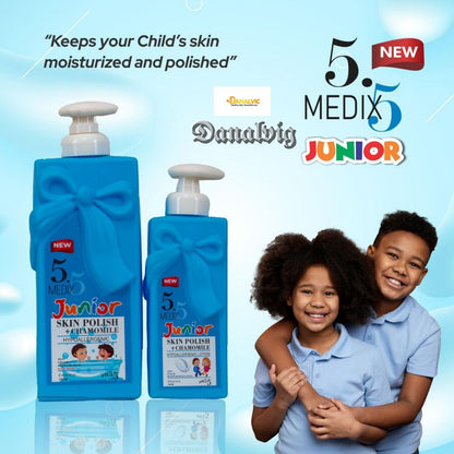 2 Packs Medix 5.5 Skin Polish + Chamomile Moisturizing Body Wash 1000ml + 400ml Powerful Hydration Cleansing Long-lasting Body Moisturizer