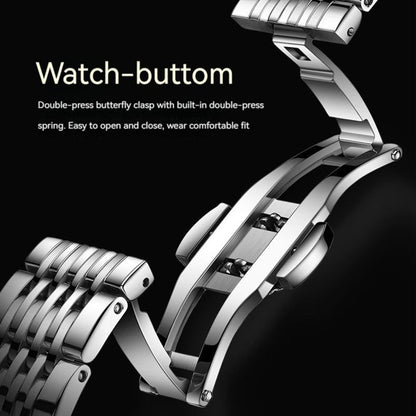 Luxury Men's Watches Dual Calendar Classic Business Quartz Watch for Men Stainless Steel Waterproof Wristwatch