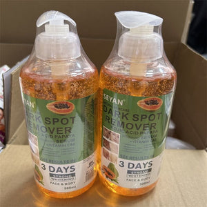 Seyan Dark Spot Remover 500ml – Powerful Skin Lightening & Brightening Cream for Face & Body – Fades Dark Spots, Acne Marks, Hyperpigmentation & Uneven Skin Tone for Radiant, Smooth Skin