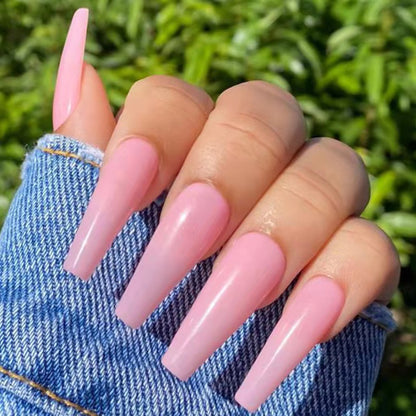 False Press On Nails Artificial Fingernails With Packaging Box Press On Nails Personal Care Nail Artificial Fingernails 10 Mix Colours DIY ABS Nail Tips Press