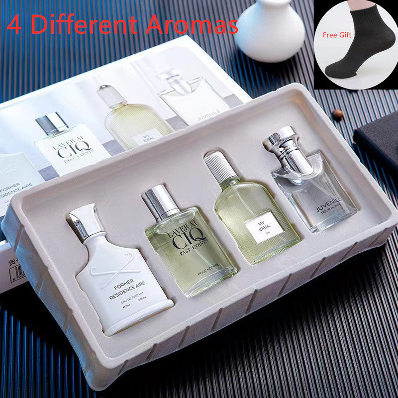 Men's perfume suit has 4 different fragrances Classic Long Lasting Fragrances Deodorants Gift