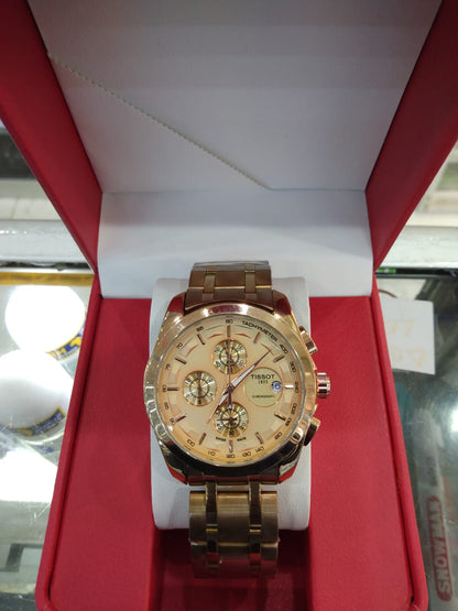 Tissot Gents Luxury Automatic Watch – Original Swiss Men’s Wristwatch with Stainless Steel Case, Waterproof Design, Date Display, Durable Strap, Elegant Business & Casual Fashion Timepiece