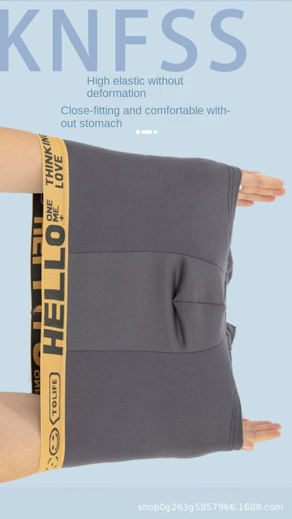 4Pcs Men's underwear Men's Boxer Briefs Cotton underwear backing Bacteriostat Youth shorts Underwear