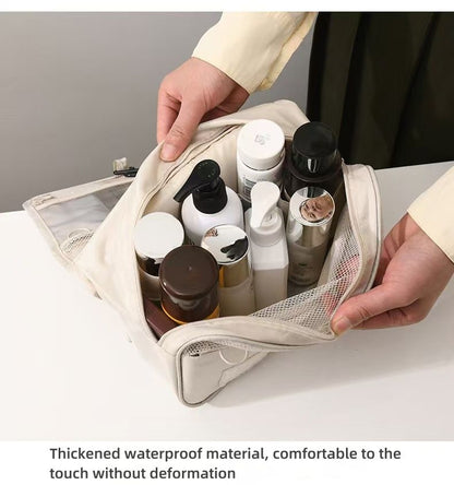 Makeup bag Women's portable large capacity storage bag Folding travel skincare toiletry bag box storage bag