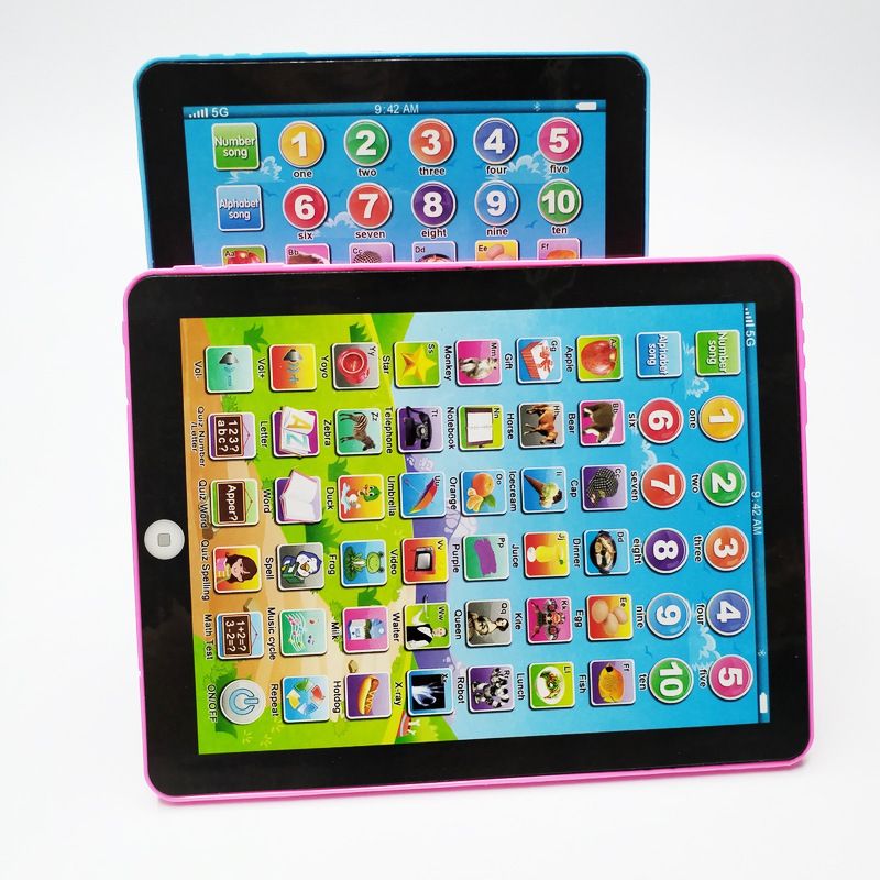 Kids Learning Pad/Tablet Interactive Toddler Toys with Words Numbers Alphabets Music Electronic Educational Toy for Preschool Boys & Girls 3-8 Years Old