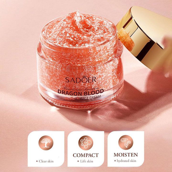 Lingzhi Dragon's Blood Herbal Face Cream Retinol Placenta Dragon Blood Cream For Women Whitening Face Moisturizer Firm Skin Care