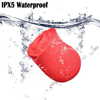 Rose Sucking Vibrator Clit Licking Tongue Powerful Rechargeable Adult Compact Masturbator Sex Toys Perfect Gift For Women Wife Girlfriend Couples