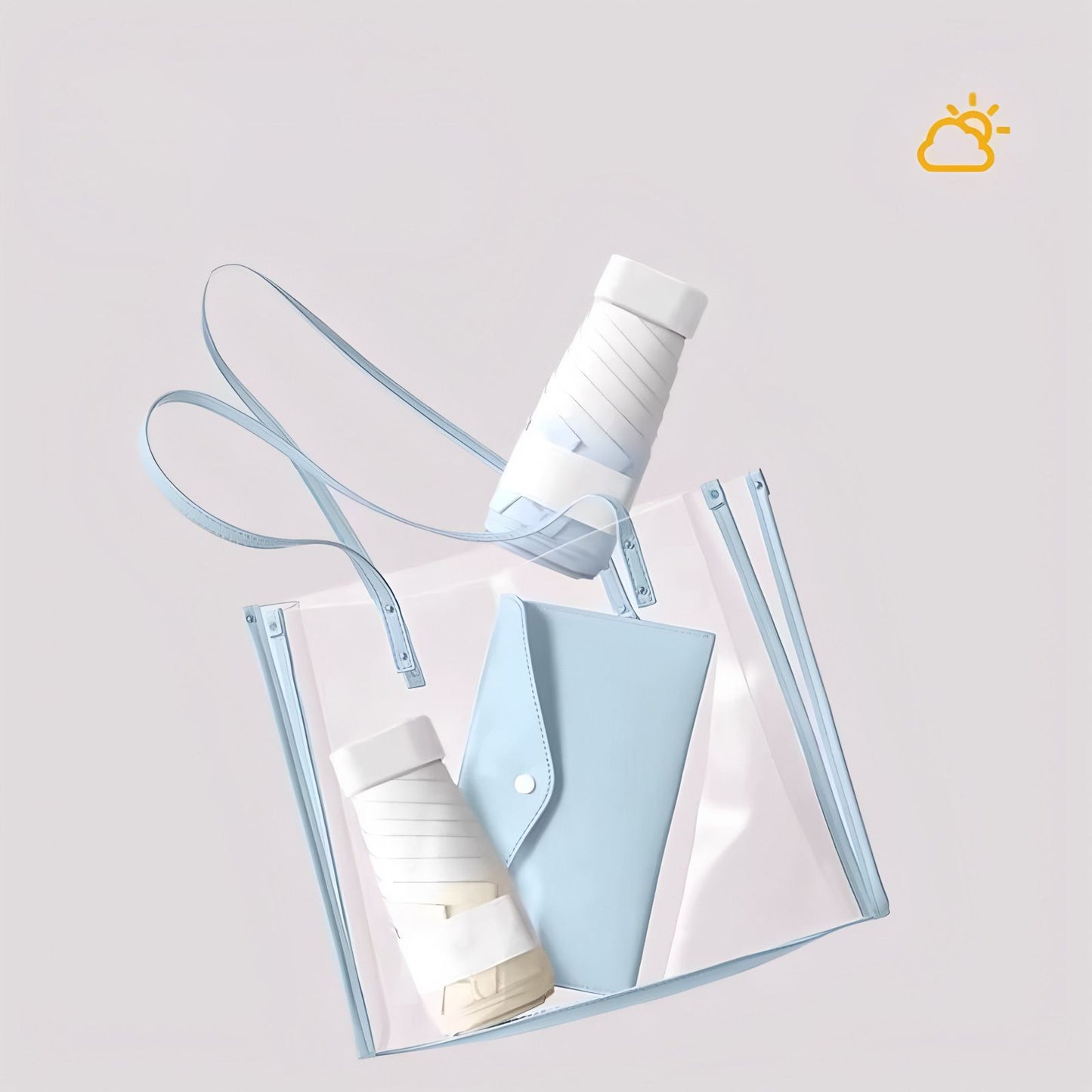 High-Quality Gradient UV Protection Umbrella – Compact & Portable, Manual Foldable Sun & Rain Umbrella, UV Block, Sunshade