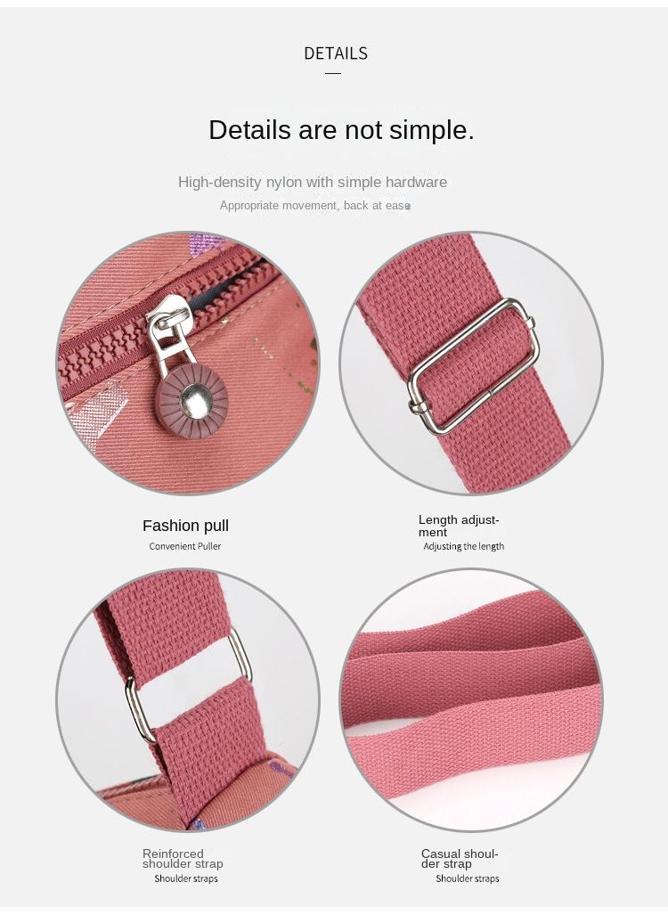 Women bag waterproof bag shoulder bag fashion letter printed bag