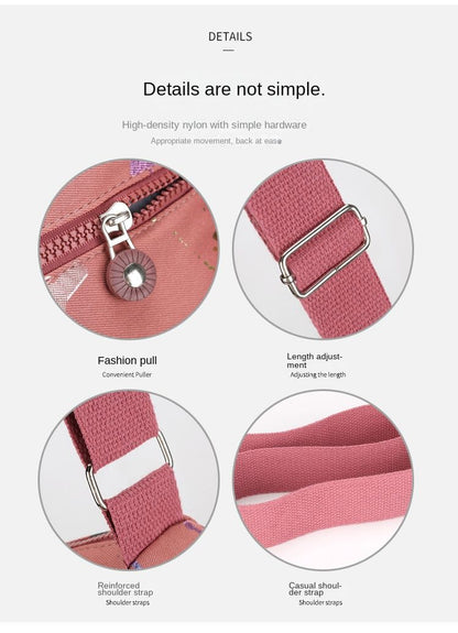 Women bag waterproof bag shoulder bag fashion letter printed bag