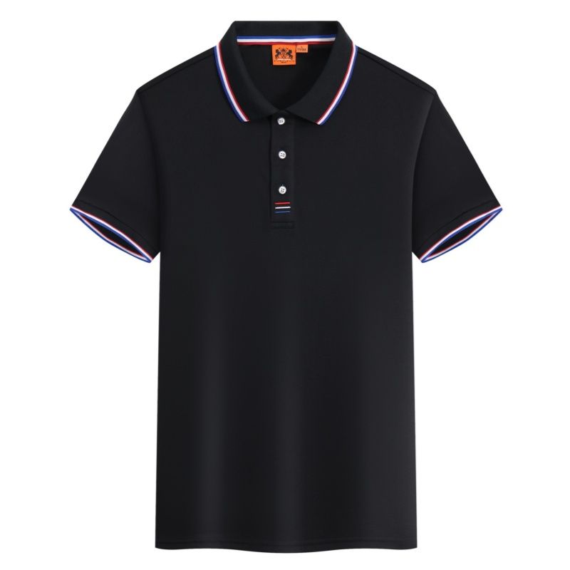 Men Polos Women Polos TShirts Tops Casual Versatile Tipped Collar & Sleeve Polo Shirt